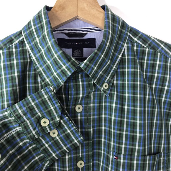 Tommy Hilfiger Plaid Long Sleeve Button Down - Picture 5 of 8